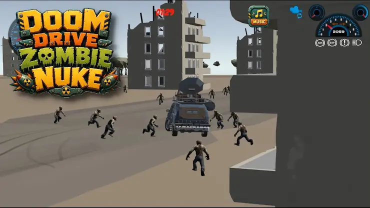 Doom Drive Zombie Nuke screenshot 4