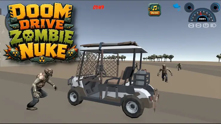 Doom Drive Zombie Nuke screenshot 3
