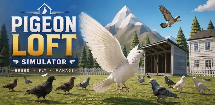 Pigeon Loft Simulator — Android game banner