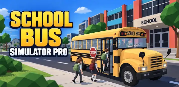 School Bus Simulator Pro — Android game banner