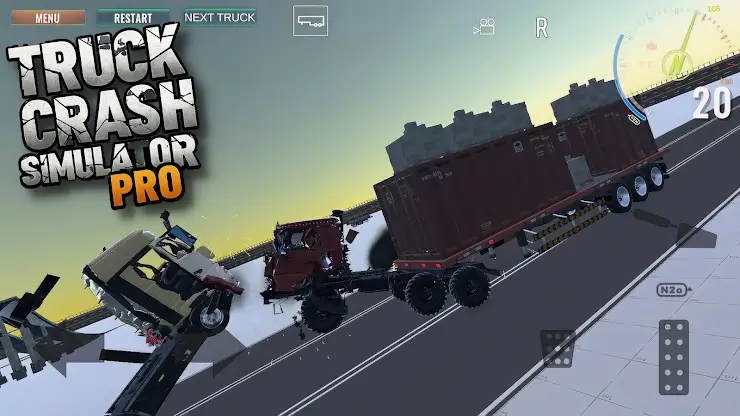 Truck Crash Simulator Pro screenshot 4
