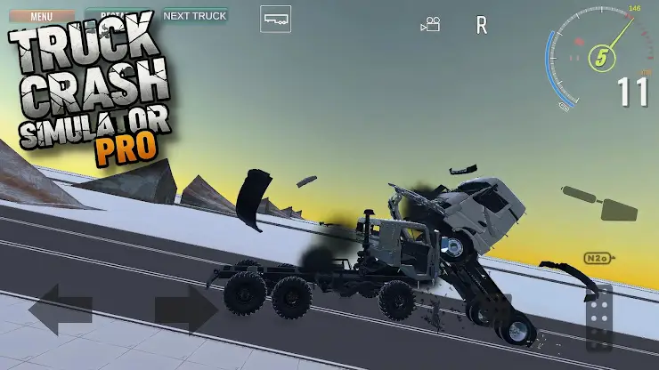Truck Crash Simulator Pro screenshot 2