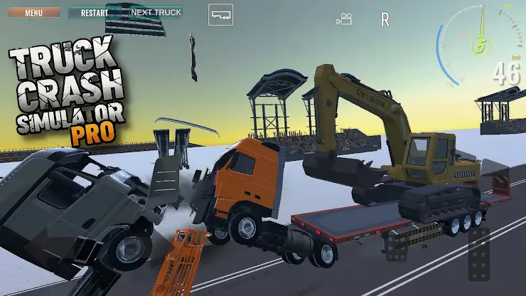 Truck Crash Simulator Pro screenshot 1