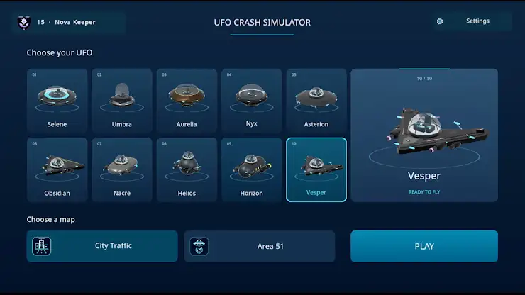 UFO Crash Simulator Pro screenshot 1