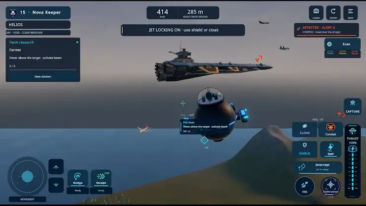UFO Crash Simulator Pro screenshot 2