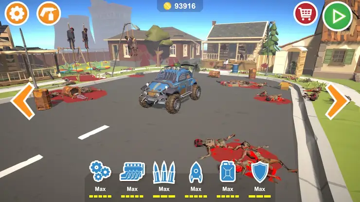 Zombie Cars Crush: Racing Die screenshot 1