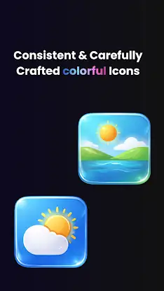 Glass Icon Pack: Glassmorphism screenshot 5