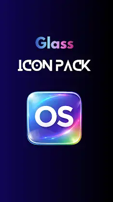Glass Icon Pack: Glassmorphism screenshot 1