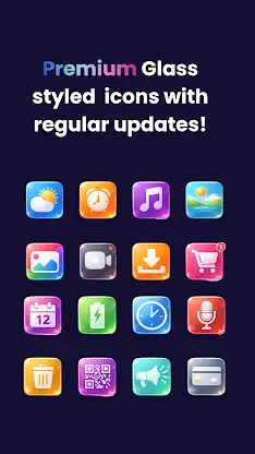 Glass Icon Pack: Glassmorphism screenshot 6