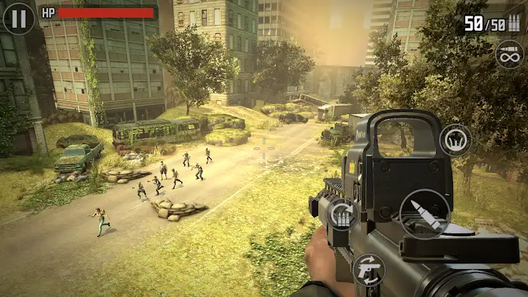 Zombie Sniper War 3 - Fire FPS screenshot 3
