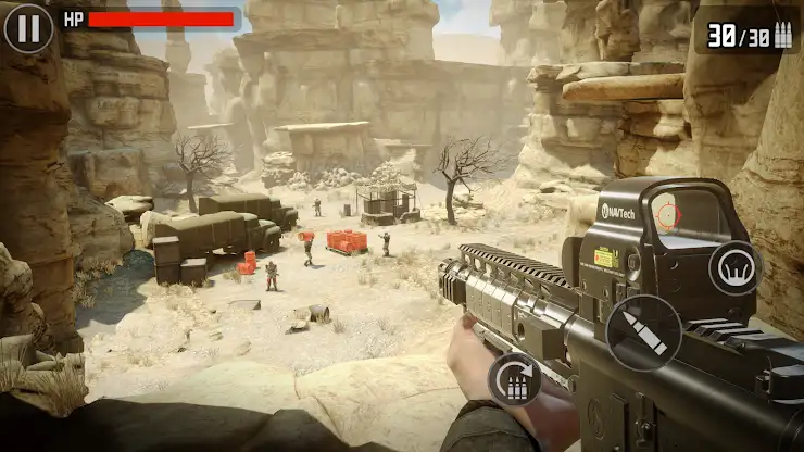 Zombie Sniper War 3 - Fire FPS screenshot 2