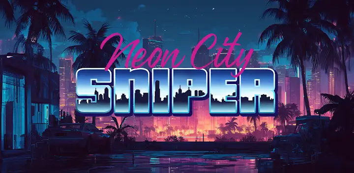 Neon Sniper: FPS Crime Shooter — Android game banner