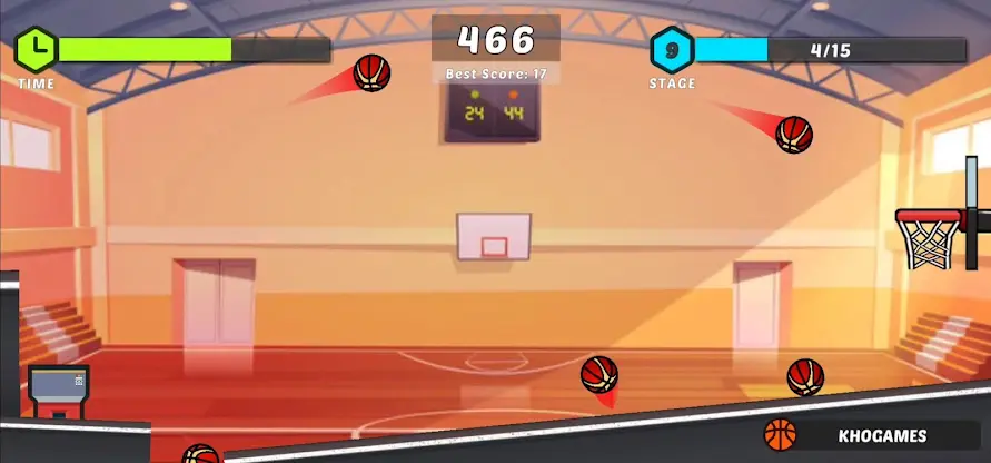 Basketball Time Shots screenshot 2
