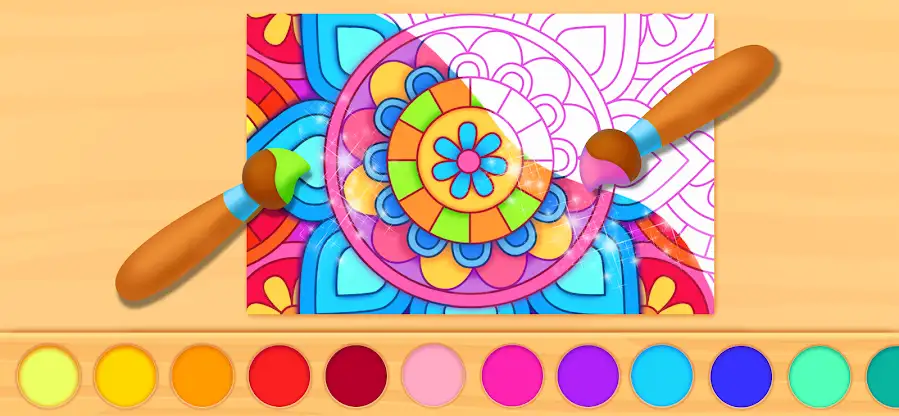 Coloring Book Paint Kids Games screenshot 4