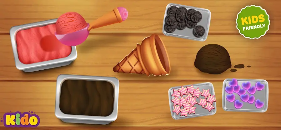 Ice Cream Making Game For Kids screenshot 2