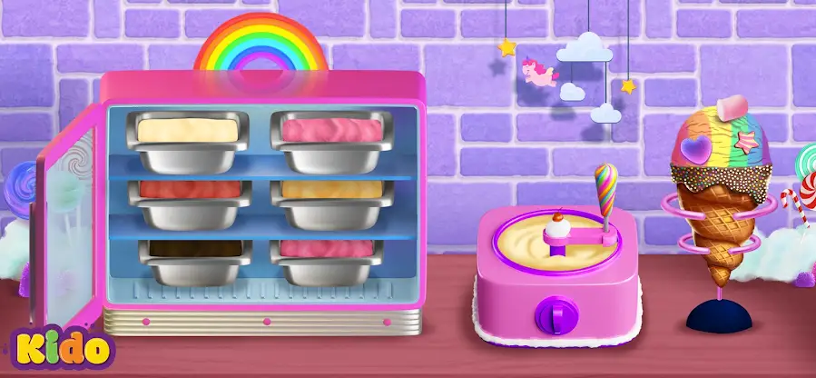 Ice Cream Making Game For Kids screenshot 3