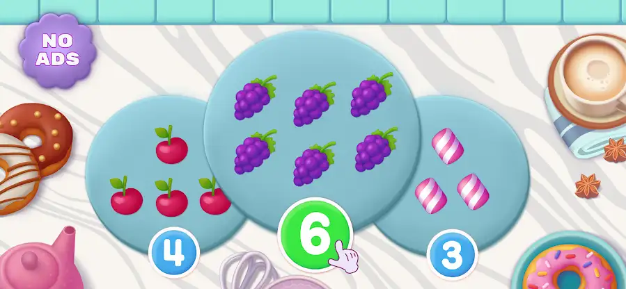 Donut 123 Numbers Kids Games screenshot 2
