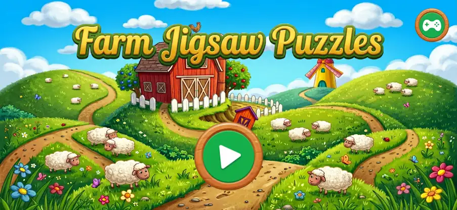 Farm Jigsaw Puzzles for Kids screenshot 1