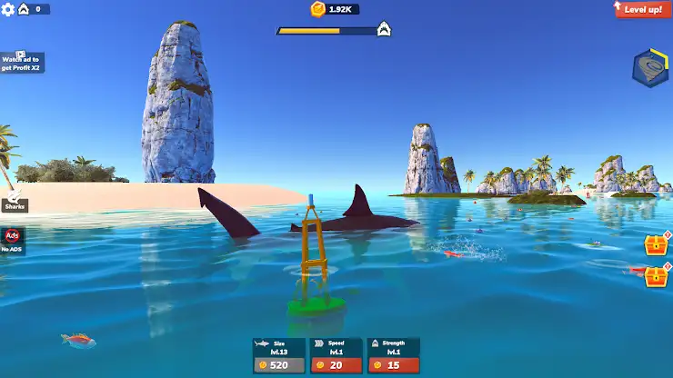 Idle Shark World 2-Tycoon Game screenshot 6