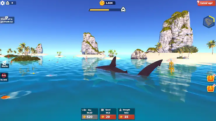Idle Shark World 2-Tycoon Game screenshot 5