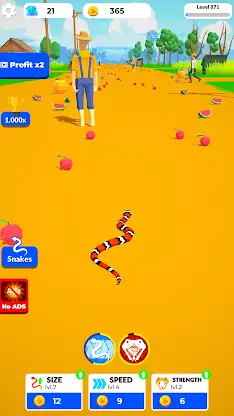 Idle Snake World:Hunting Fight screenshot 1