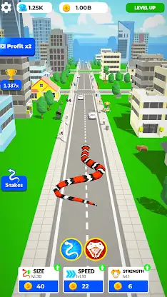 Idle Snake World:Hunting Fight screenshot 2