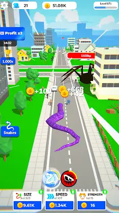 Idle Snake World:Hunting Fight screenshot 4