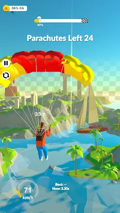 Idle Parachute Evolution Game screenshot 1