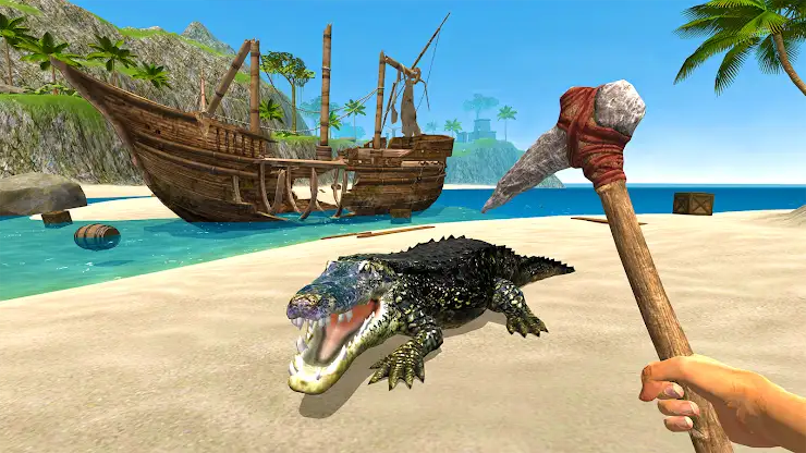 Uncharted Island Survival Game screenshot 1
