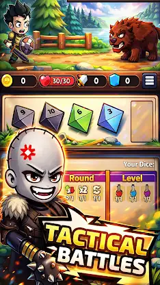 Warrior Dice: RPG Strategy screenshot 2