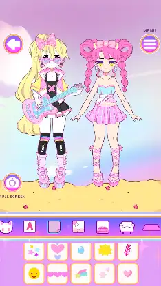 Moon Story dress up girl game screenshot 6