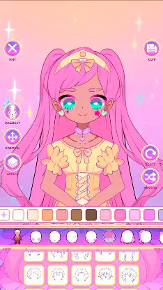 Moon Story dress up girl game screenshot 4