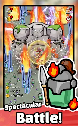 Stone Adventure - Idle RPG screenshot 1