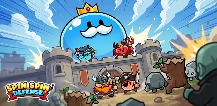 Spin Spin Defense — Android game banner