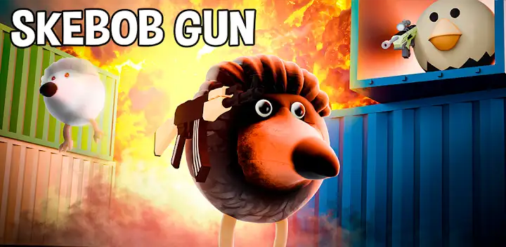 Skebob Gun — Android game banner