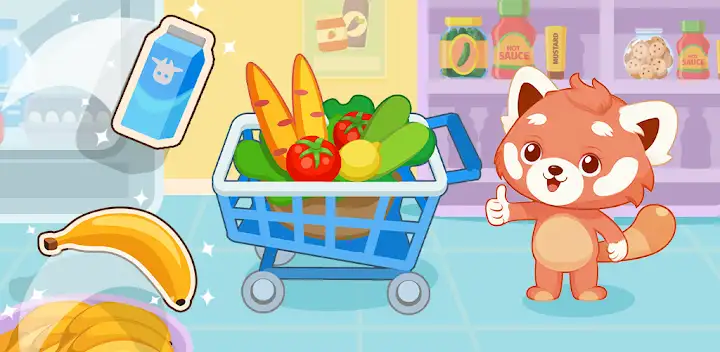 Supermarket Game for Kids 2-5. — Android game banner