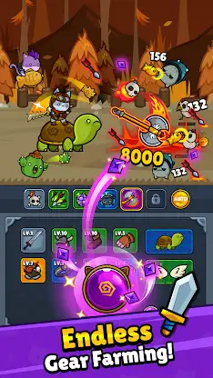 Meow Knights: Idle RPG screenshot 3