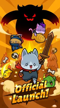 Meow Knights: Idle RPG screenshot 1