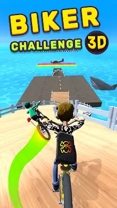 Biker Challenge 3D screenshot 8