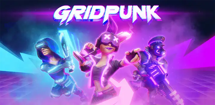 Gridpunk Battle Royale 3v3 PvP — Android game banner