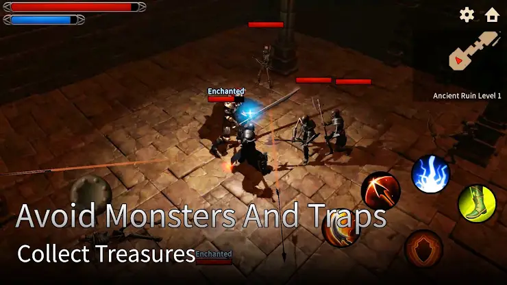 Warrior In Dungeon: Action RPG screenshot 2