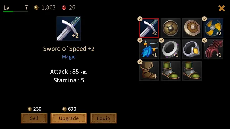 Warrior In Dungeon: Action RPG screenshot 5