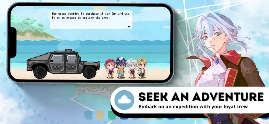 Untold Atlas - anime otome sim screenshot 2