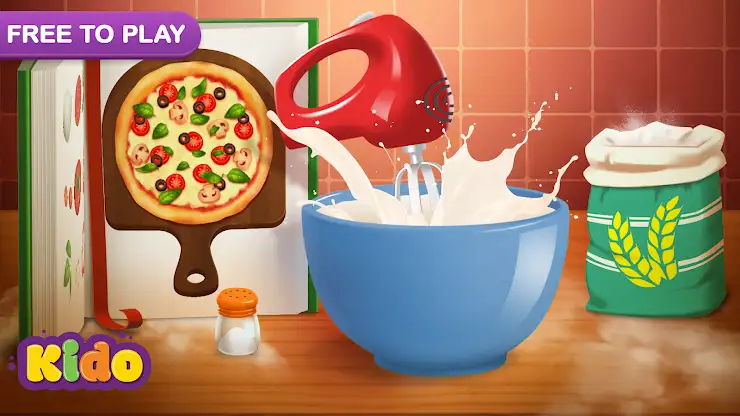 Pizza Baking Games for Kids screenshot 2