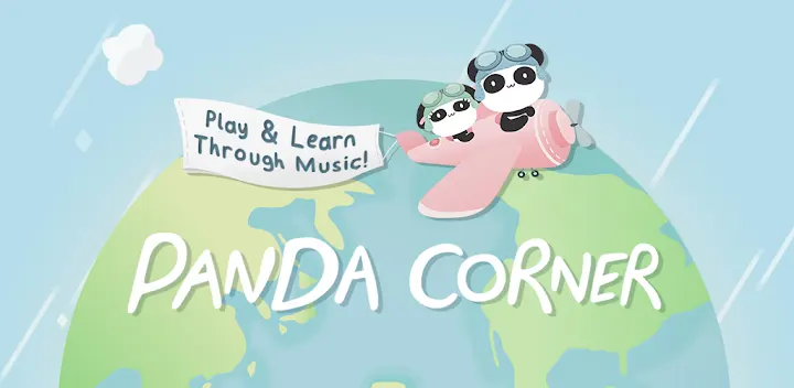 Panda Corner: Kids Piano Games — Android game banner