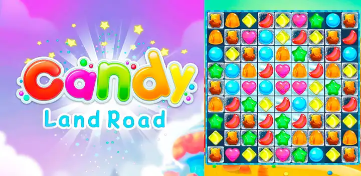 Candy Land Road — Android game banner