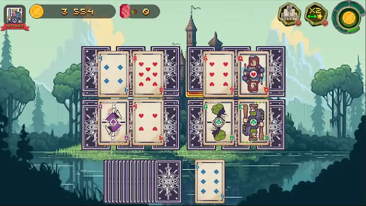 Solitaire War of Kings screenshot 1