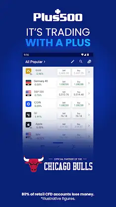 Plus500 Trading & Investing screenshot 1