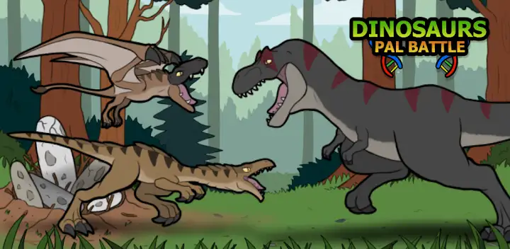 Dinosaurs Pal Battle — Android game banner