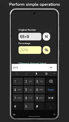Simple Percentage Calculator screenshot 5